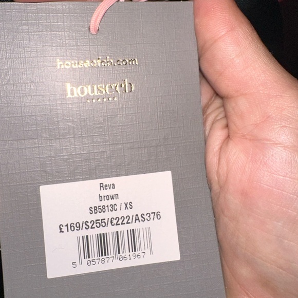 House of CB Reva Satin Gathered Corset Dress Size XS - Picture 5 of 6